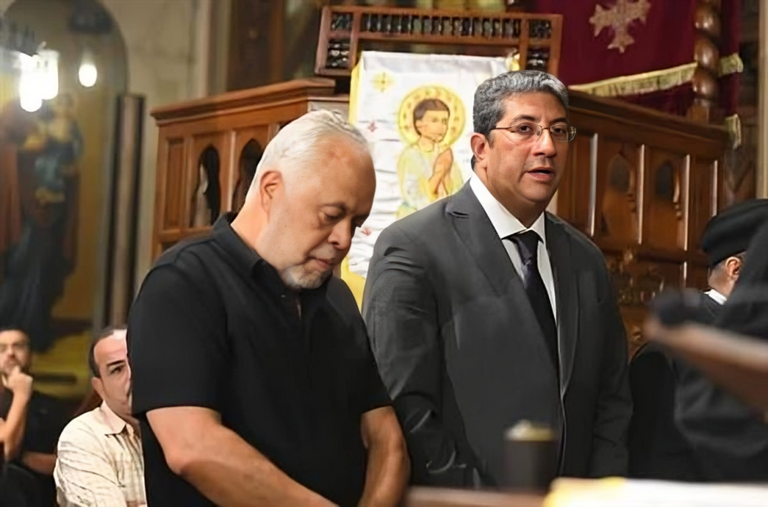 جنازة الفنان لطفي لبيب جنازة الفنان لطفي لبيب