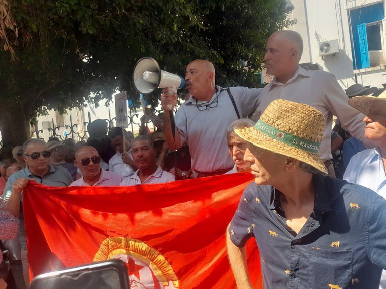 احتجاجات المعلمين في تونس