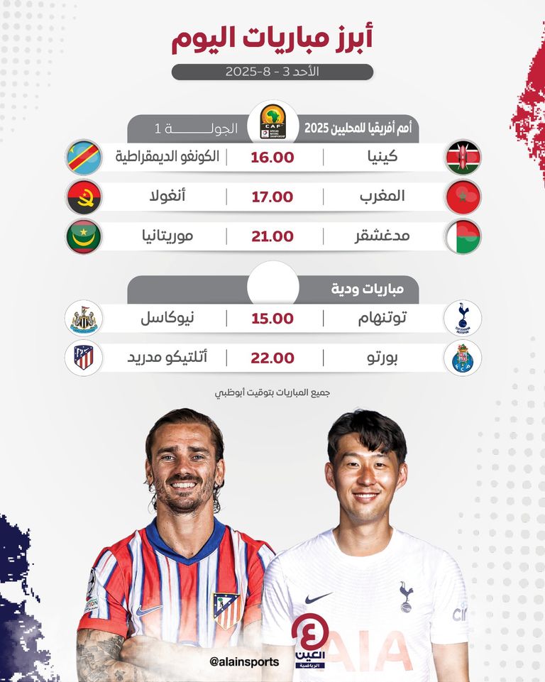 مباريات اليوم 