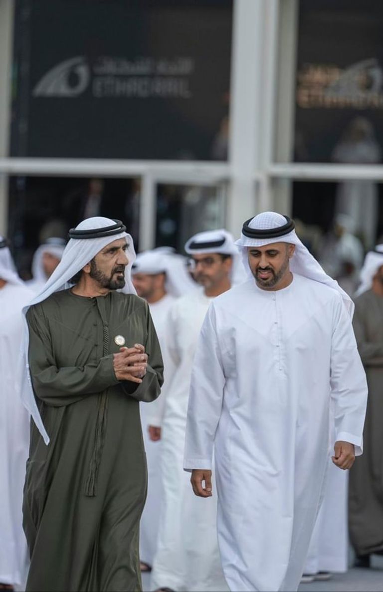 جانب من رحلة تفقدية لقطار الاتحاد