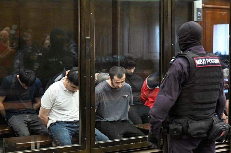 محاكمة متهمين في هجوم إرهابي في روسيا