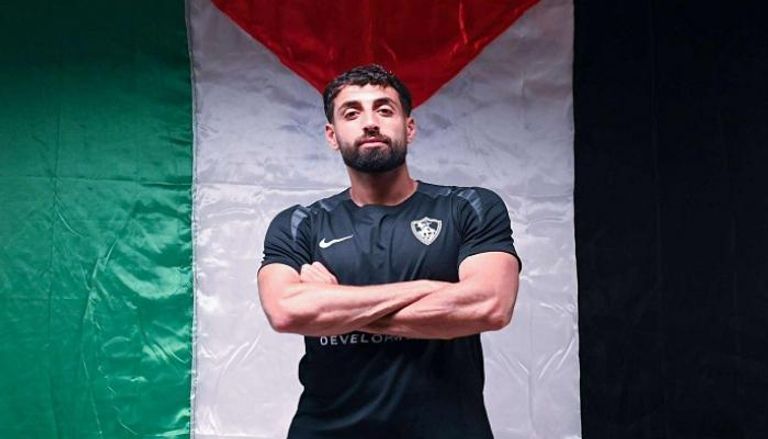 عدي الدباغ بقميص الزمالك