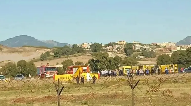 سقوط طائرة تابعة للحماية المدنية في الجزائر