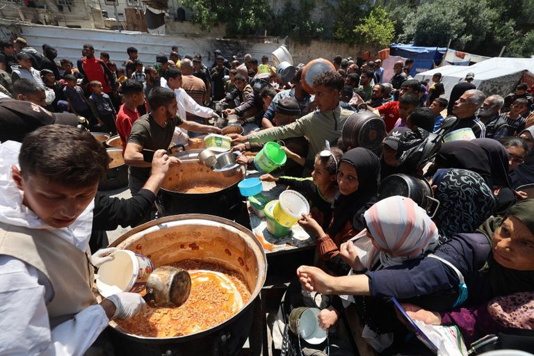 مأساة إنسانية في غزة 