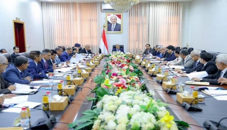 اجتماع مجلس الوزراء الدوري في عدن