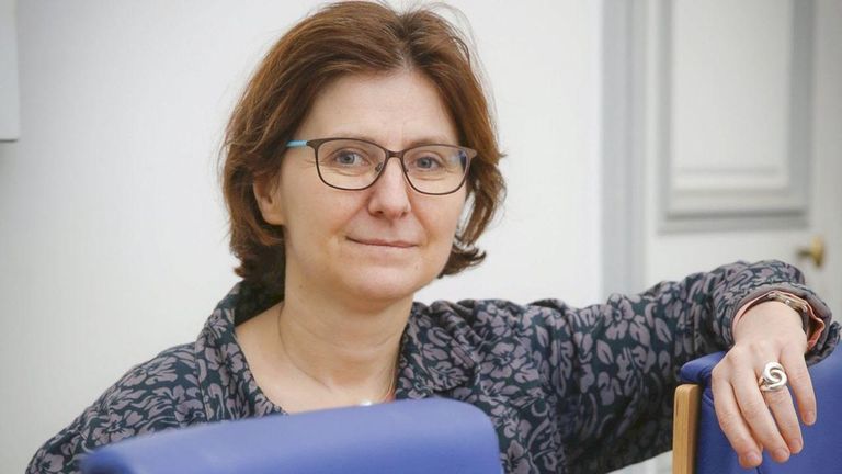 أجنيس بناسي-كوارية، أستاذة الاقتصاد في جامعة باريس فرانسوا بايرو - رويترز