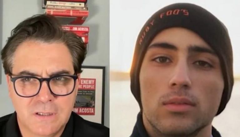 الصحفي الأمريكي جيم أكوستا والضحية