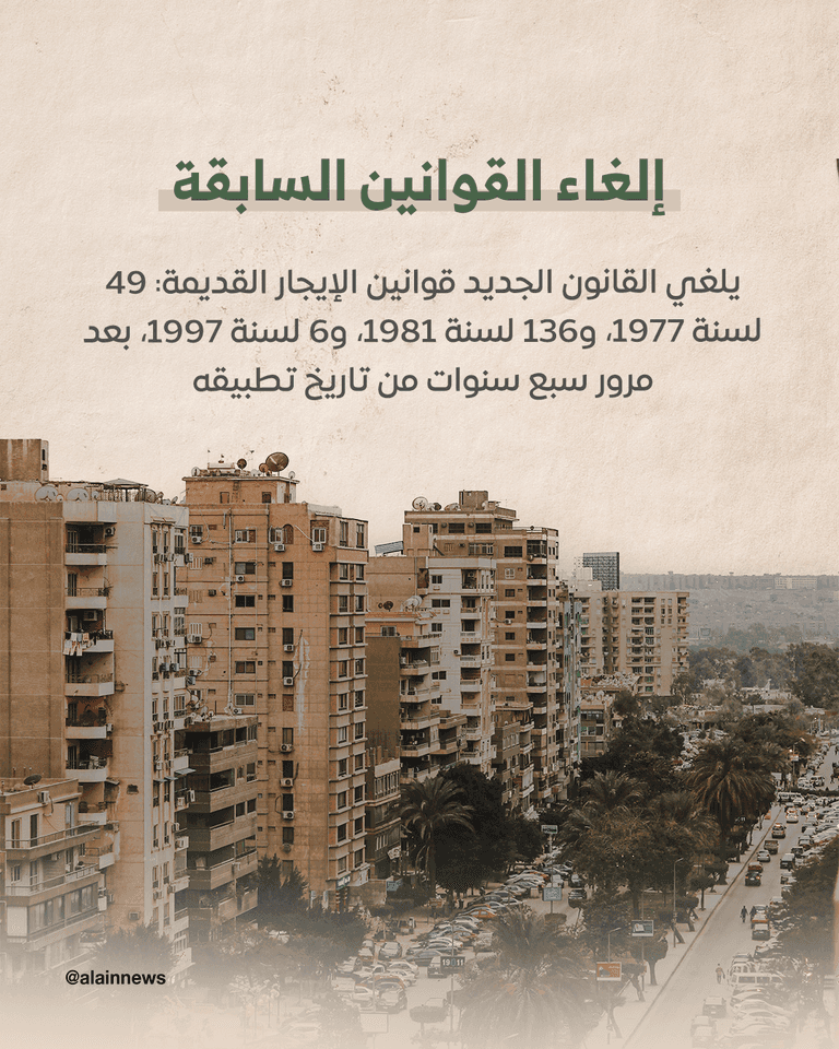 الإيجار القديم في مصر