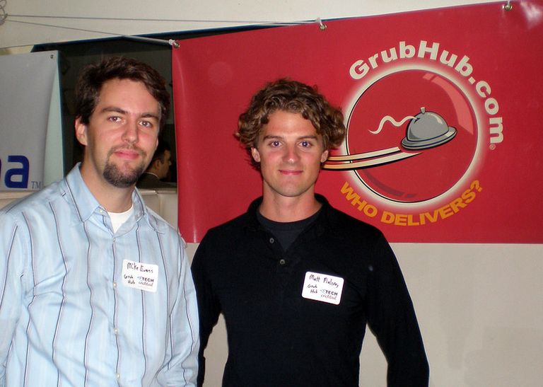 أسس مات مالوني ومايك إيفانز GrubHub شركة Grubhub