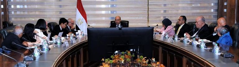 جانب من الاجتماع - المصدر مجلس الوزراء المصري