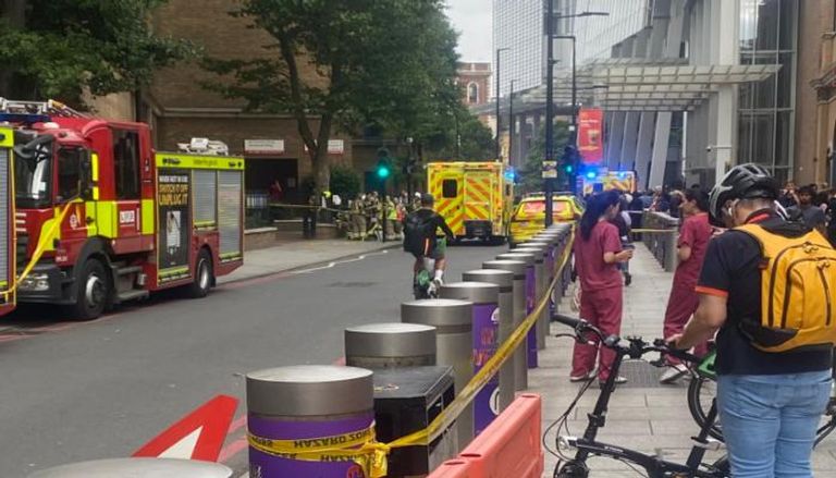 حادث تسرب كيميائي في مستشفى جايز بلندن