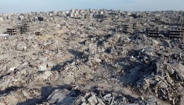 دمار واسع النطاق في غزة