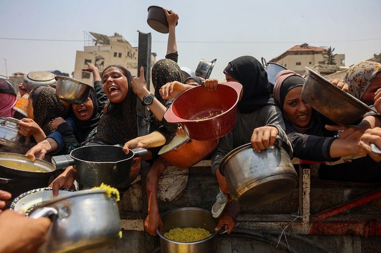نازحون فلسطينيون في غزة