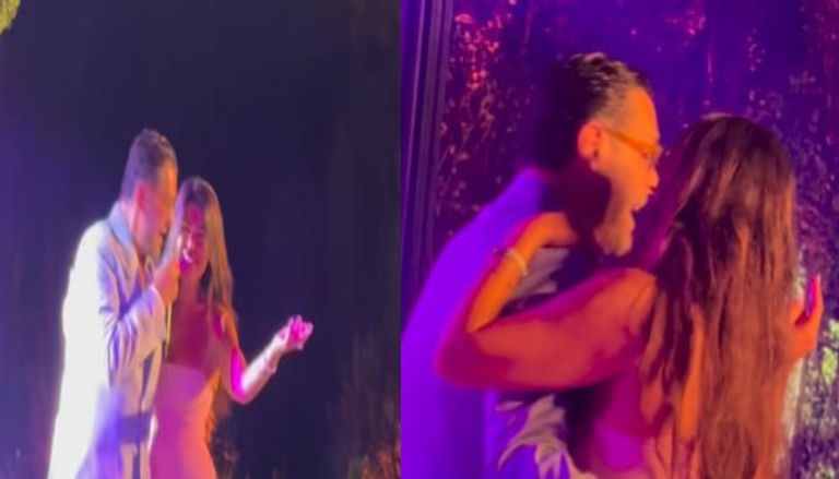 راغب علامة يرقص مع معجبة في حفل لبنان راغب علامة يرقص مع معجبة في حفل لبنان