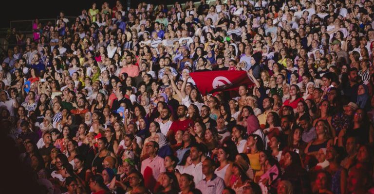 مي فاروق من حفلها بمهرجان قرطاج