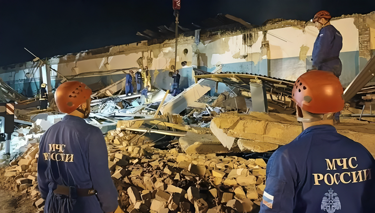 انفجار منطقة ريازان في روسيا