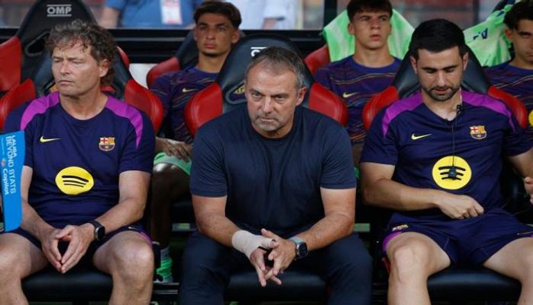 هانز فليك مدرب برشلونة