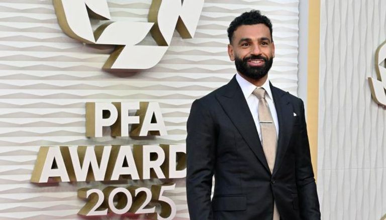 محمد صلاح في حفل جوائز PFA