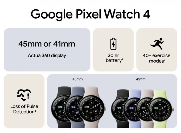 ساعة Pixel Watch 4 - موقع Gsmarena ساعة Pixel Watch 4 - موقع Gsmarena