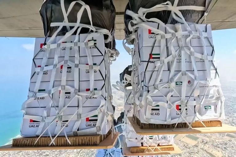 المساعدات في غزة
