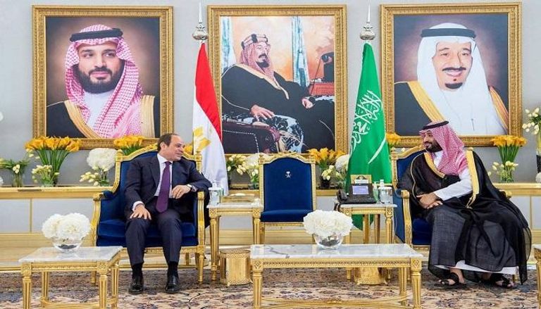 ولي العهد السعودي والرئيس المصري- أرشيفية