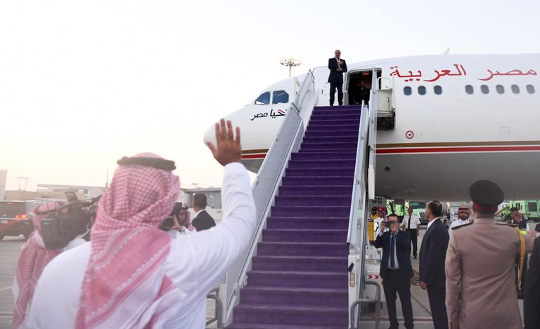 الأمير محمد بن سلمان والرئيس عبدالفتاح السيسي- أرشيفية