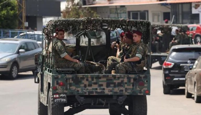 عناصر من الجيش اللبناني