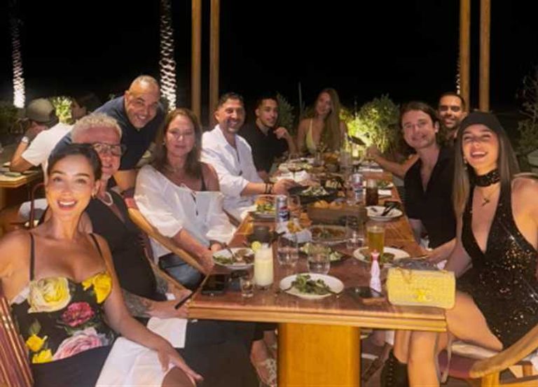 بسمة بوسيل رفقة صديقها الإيطالي