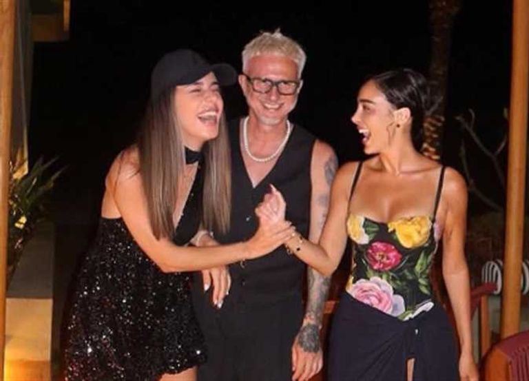 بسمة بوسيل رفقة صديقها الإيطالي