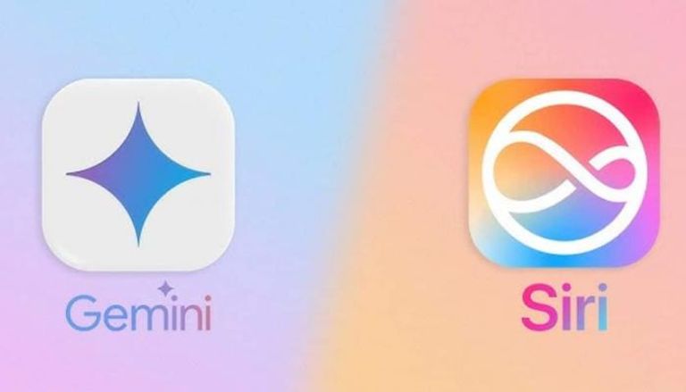 مساعد أبل الصوتي Siri وتطبيق Gemini