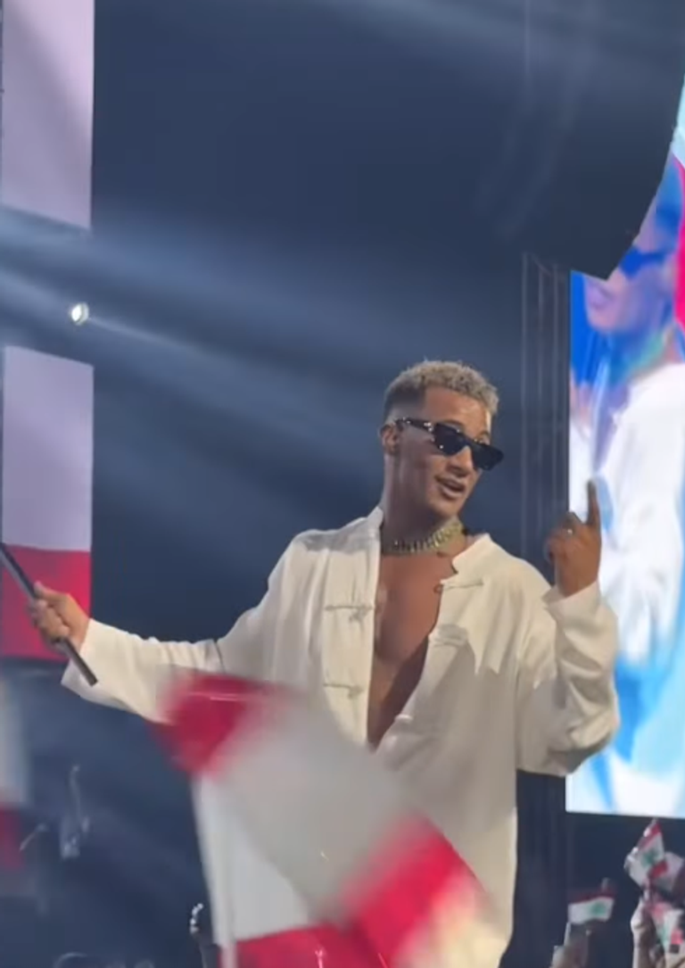 محمد رمضان في حفل لبنان