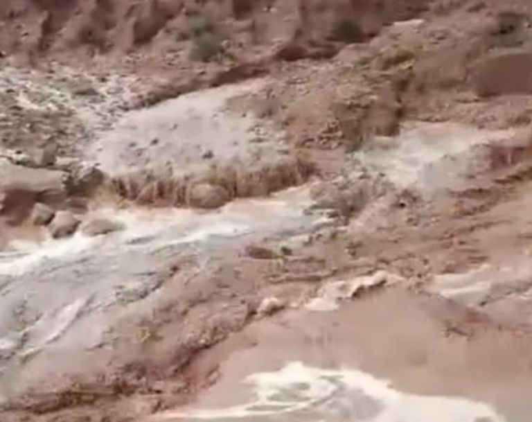 صورة من التقلبات الجوية التي شهدتها محافظة القصرين الأحد