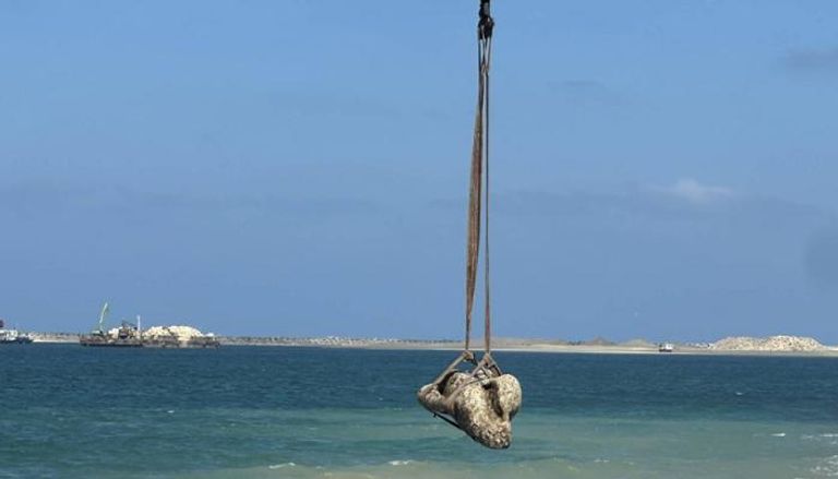 أثر تم انتشاله قبل أيام من منطقة ميناء أبو قير