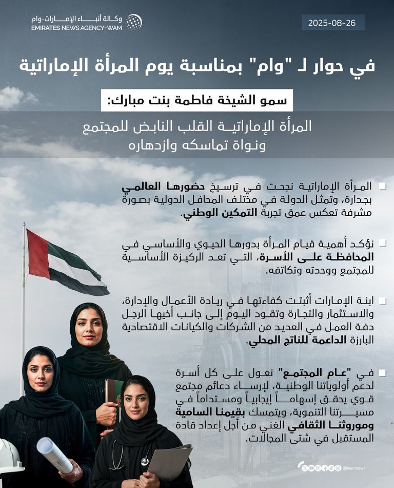 شعار الشيخة فاطمة بنت مبارك