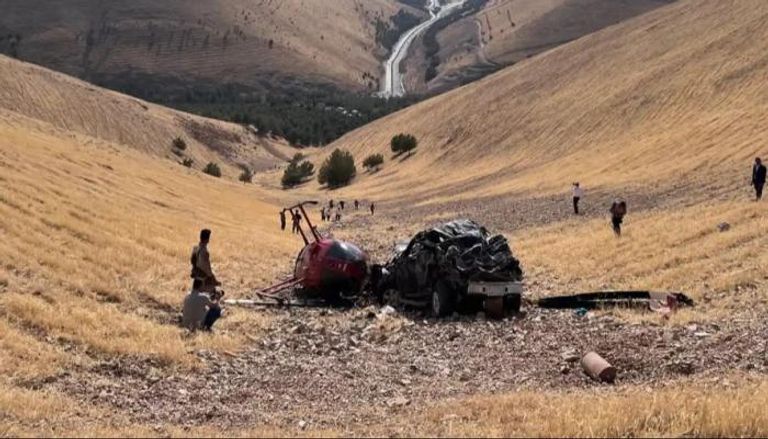 تحطم مروحية إنقاذ في السليمانية