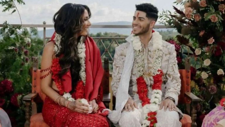 زفاف مينا مسعود وإميلي شاه