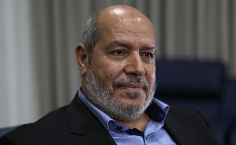 خالد مشعل وموسى أبو مرزوق القياديان في حماس