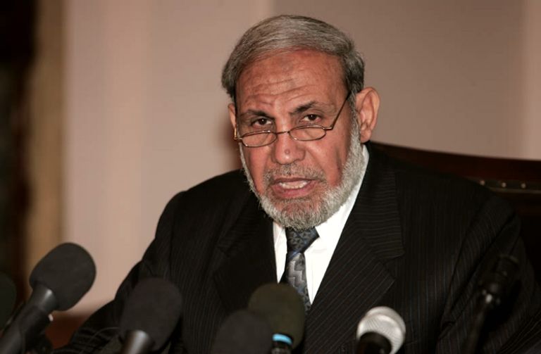 خالد مشعل وموسى أبو مرزوق القياديان في حماس