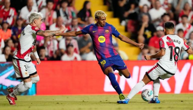 مباراة برشلونة ورايو فاليكانو