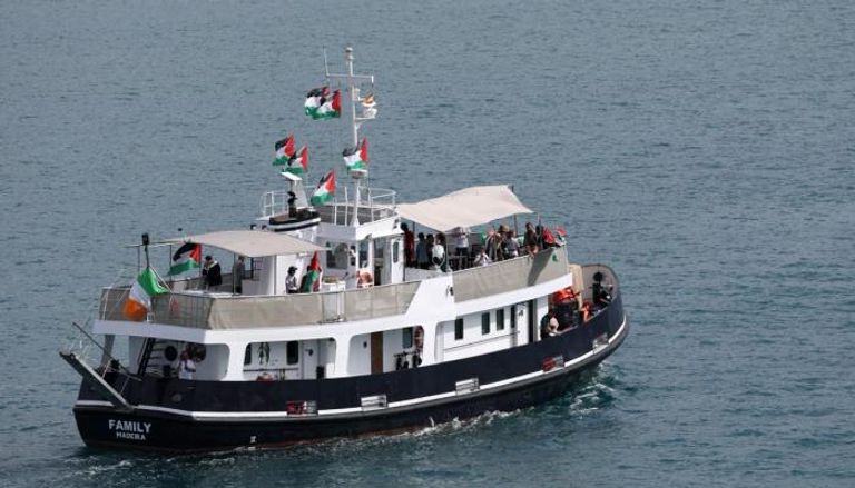 الأسطول بدأ رحلته باتجاه غزة يوم الأحد
