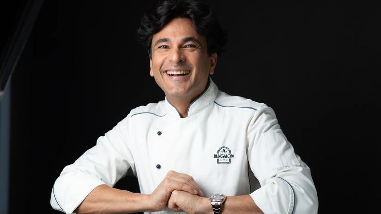 رئيس الطهاة في مطعم بنغالو، فيكاس خانا أطباق مطعم بنغالو