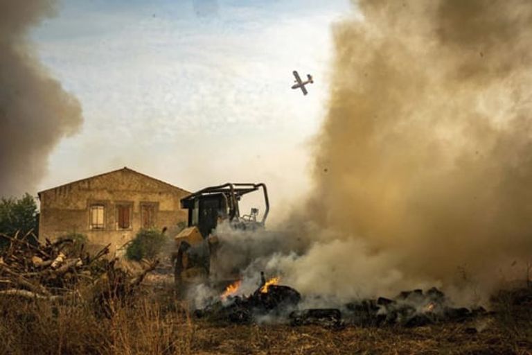 حرائق الغابات تتسع في أوروبا