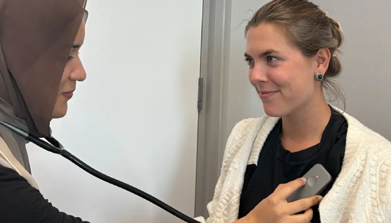 سماعة طبية تعمل بالذكاء الاصطناعي لأمراض القلب سماعة طبية تعمل بالذكاء الاصطناعي لأمراض القلب