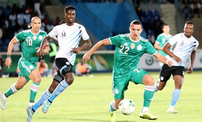 الجزائر ضد بوتسوانا