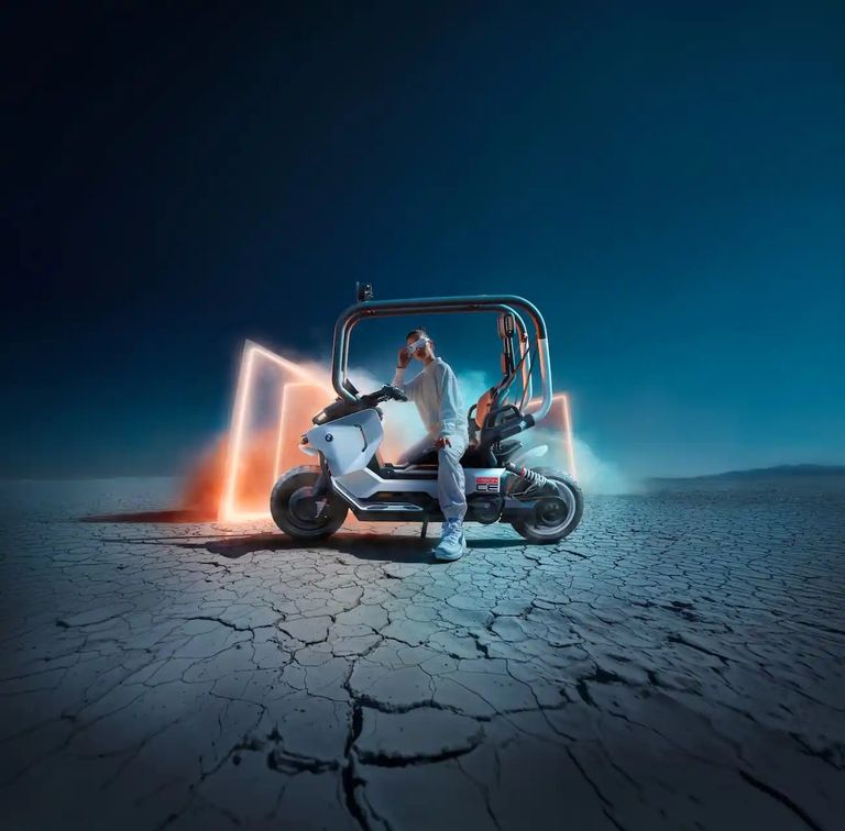 الدراجة الجديدة BMW Motorrad Vision CE