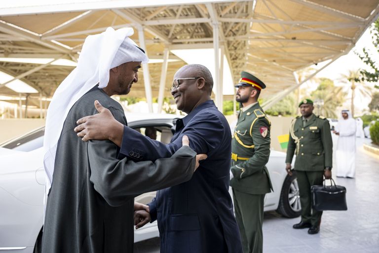 الشيخ محمد بن زايد آل نهيان ورئيس غينيا بيساو