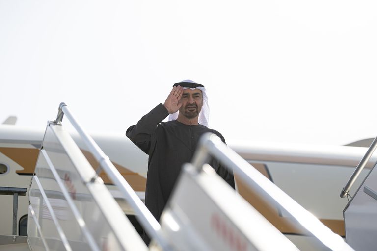 الشيخ محمد بن زايد آل نهيان والأمير محمد بن سلمان بن عبدالعزيز