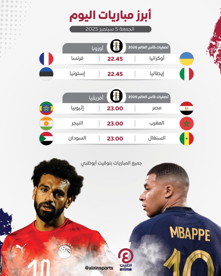 مباريات اليوم 