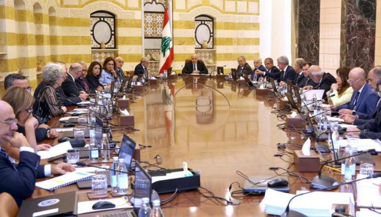 اجتماع سابق للحكومة اللبنانية