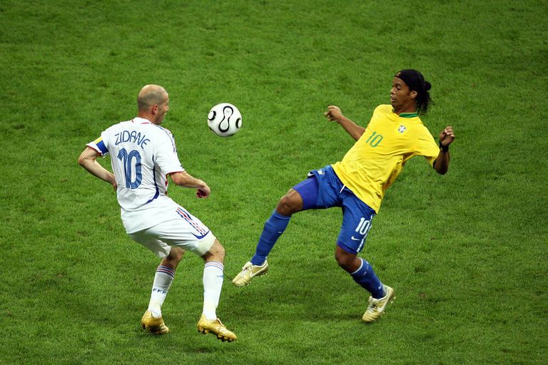 زين الدين زيدان ورونالدينيو